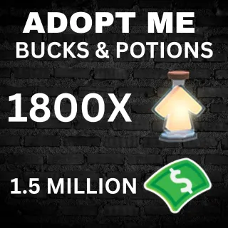 AGE UP POTIONS AND BUCKS  - ADOPT ME 
