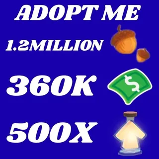 BUCKS AND AGE UP POTIONS  - ADOPT ME 