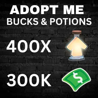 AGE UP POTIONS AND BUCKS  - ADOPT ME 