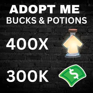 AGE UP POTIONS AND BUCKS  - ADOPT ME 