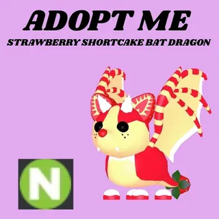 STRAWBERRY SHORTCAKE DUCKY NEON - ADOPT ME 