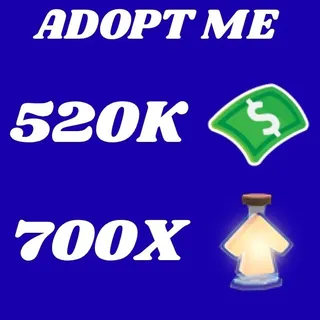 BUCKS AND AGE UP POTIONS  - ADOPT ME 