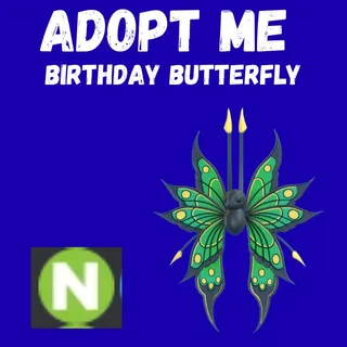 NEON BIRTHDAY BUTTERFLY - ADOPT ME 