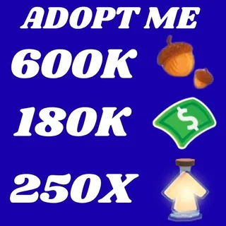 BUCKS AND AGE UP POTIONS  - ADOPT ME 