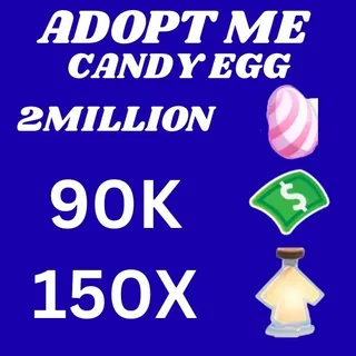 CANDY EGG AND BUCKS AND AGE UP POTIONS - ADOPT ME 