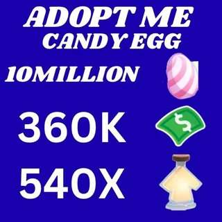CANDY EGG AND BUCKS AND AGE UP POTIONS - ADOPT ME 