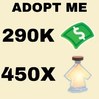 BUCKS AND AGE UP POTIONS - ADOPT ME 