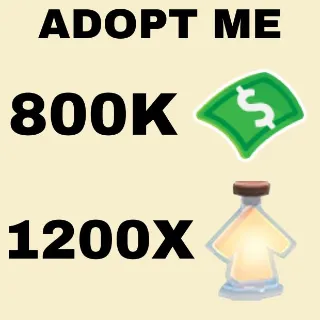 BUCKS AND AGE UP POTIONS - ADOPT ME 