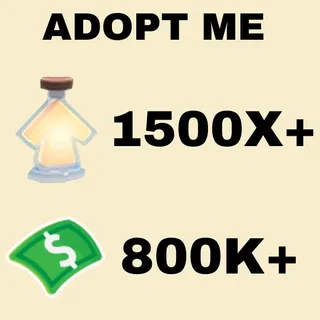 BUCKS AND AGE UP POTIONS - ADOPT ME 