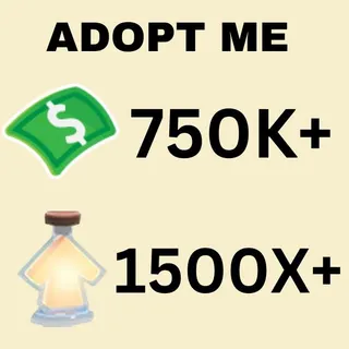 BUCKS AND AGE UP POTIONS  - ADOPT ME 