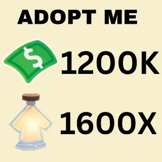 BUCKS AND AGE UP POTIONS  - ADOPT ME 