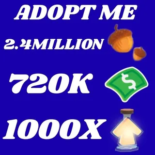 BUCKS AND AGE UP POTIONS  - ADOPT ME 