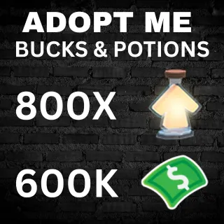 AGE UP POTIONS AND BUCKS  - ADOPT ME 