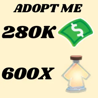 BUCKS AND AGE UP POTIONS - ADOPT ME 