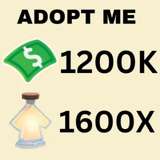 BUCKS AND AGE UP POTIONS  - ADOPT ME 