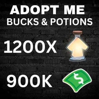 AGE UP POTIONS AND BUCKS  - ADOPT ME 