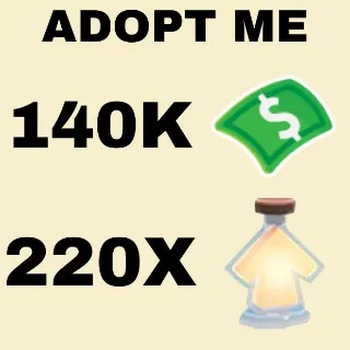 BUCKS AND AGE UP POTIONS - ADOPT ME 