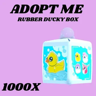 RUBBER DUCKY BOX 1000X - ADOPT ME 