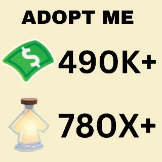 BUCKS AND AGE UP POTIONS  - ADOPT ME 