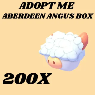 ABERDEEN ANGUS BOX 200X - Adopt Me 