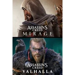 Assassin’s Creed Mirage & Assassin's Creed Valhalla Bundle XBOX LIVE Key ARGENTINA