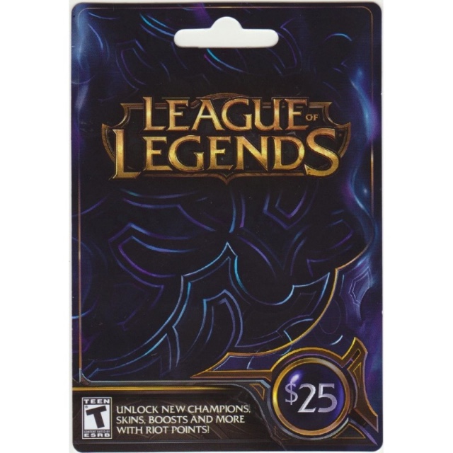 25 Cad League Of Legends Prepaid Card 2600 Rp Other Gift Cards Gameflip