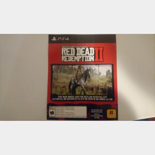 Forfalske TVstation defile Red Dead Redemption 2, Pre order Bonus code - PS4 Games - Gameflip