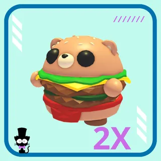 2x Burger Bear - Fast & Safe Delivery | Cheap Pet Set
