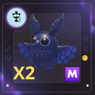 2x Mega Neon Stygian Owl (Bundle) - Adopt Me! [Fast Delivery]