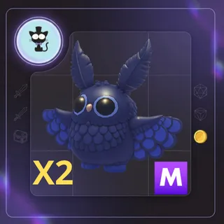 2x Mega Neon Stygian Owl Bundle - Adopt Me! [Fast Delivery]