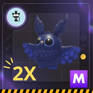 2x Mega Stygian Owl - Adopt Me