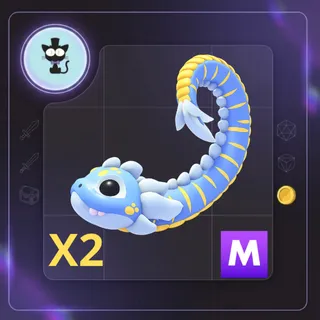 2x Mega Neon Tealwood Monster Bundle - Adopt Me! [Fast Delivery]