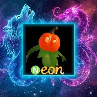 Neon Pumpkin Friend