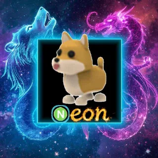 3x Neon Shiba Inu