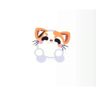 Mochi Meow Tumble Animated Sticker