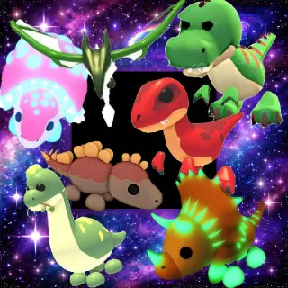 10x Neon/Mega Dino Bundle