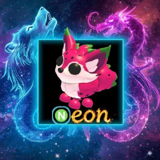 Neon Dragonfruit Fox