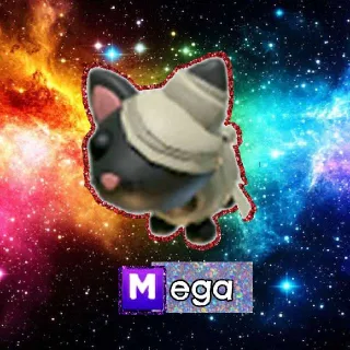 Mega Halloween Black Mummy Cat