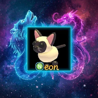Neon Siamese Cat