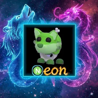 Neon Zombie Wolf