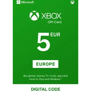 €5.00 Xbox Gift Card BEST PRICE