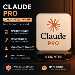 Claude Pro 9 Months | Activation Link