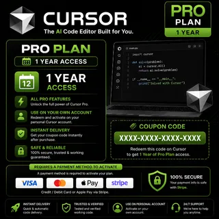 Cursor Pro – 12 Months | Coupon Code