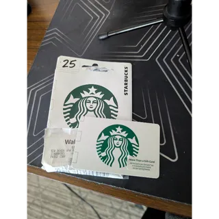 $25.00 USD Starbucks