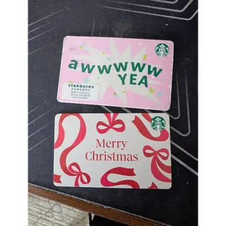 $10.00 USD Starbucks (Two 5$ cards)