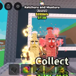 ketchuru and mustard