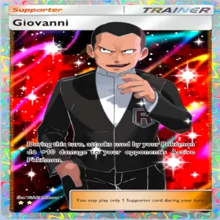 Pokémon TCGP Supporter Giovanni Full Art ⭐⭐
