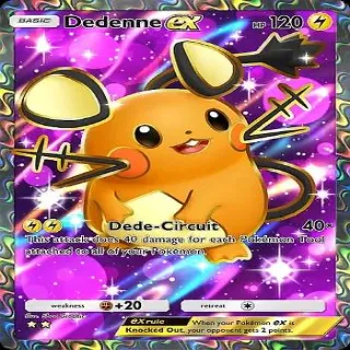 Pokémon TCGP Dedenne Ex Full Art ⭐⭐