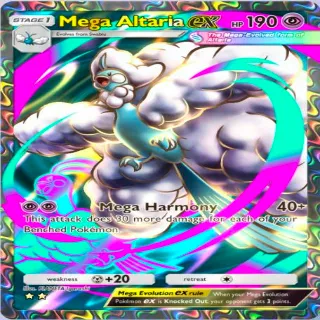 Pokémon TCG Pocket Mega Altaria Ex Full Art ⭐⭐