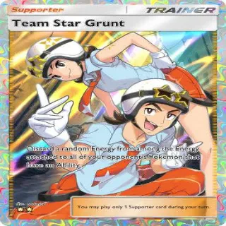Pokémon TCGP Supporter Team Star Grunt Full Art ⭐⭐